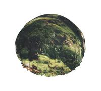 Sea of Clouds Sky - Cuffia da doccia a doppio strato da donna, impermeabile e resistente, protegge i capelli durante il bagno, bellezza