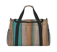 sea on the boards - Borsone da viaggio per uomini e donne, borsa da viaggio pieghevole e spaziosa borsa da viaggio per riporre articoli da toeletta, articoli personali, nero, L, Nero , L