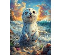 Sea Otter in The Ocean Puzzle 500 Pezzi Per Famiglia E Amici Wildlife Pet Rompicapo Relax Pressione Ridotta Giochi Da Tavolo Per Serate in Compagnia Regalo Natale 2025 500 PCS