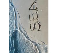 SEA: Oversized Decorative Coffee Table Book for Coastal Home Decor | Luxury Seashore Accent Book with SEA Written in the Sand: Beach House Styling, ... & Shelf Display 8.25x11 in, 300 Dotted Pages