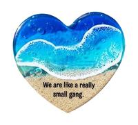 Sea Pocket Cuore - Natural Heart Charm, Keepsake Artigianale, token commemorativo | Uso dello studente Craft Teacher Regalo di San Donne Meditation Decor Party Favor Collection