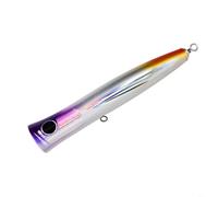 Sea Popper in legno 22,5 cm per la pesca a traina di superficie con rinforzo in acciaio inossidabile e nucleo in filo di acciaio che fornisce forte resistenza e protezione (C5)