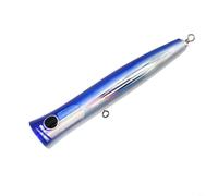 Sea Popper in legno 22,5 cm per la pesca a traina di superficie con rinforzo in acciaio inossidabile e nucleo in filo di acciaio che fornisce una forte resistenza e protezione (C1)