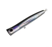 Sea Popper in legno 22,5 cm per la pesca a traina di superficie con rinforzo in acciaio inossidabile e nucleo in filo di acciaio che fornisce una forte resistenza e protezione (C2)