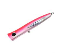 Sea Popper in legno 22,5 cm per la pesca a traina di superficie con rinforzo in acciaio inossidabile e nucleo in filo di acciaio che fornisce una forte resistenza e protezione (C3)