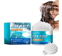 Sea Salt Shampoo, Scrub Shampoo Al Sale Marino, Scrub Purificante per Il Cuoio Capelluto, Naturale per Capelli Grassi, Pulizia Profonda, Idratazione E Controllo Dell'oleosità