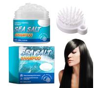 Sea Salt Shampoo, Scrub Shampoo Al Sale Marino, Scrub Purificante per Il Cuoio Capelluto, Shampoo Naturale per Capelli Grassi, Pulizia Profonda, Idratazione E Controllo Dell'oleosità