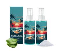 Sea Salt Spray - Spray al sale marino per uomo, con texture di acqua salata, per volume e consistenza, per capelli e riccioli Beach Wave - con protezione contro la (2 pezzi)
