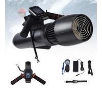 Sea Scooter elettrico portatile subacqueo, telecomando intelligente, 40 m, per immersioni e snorkeling, 10000 mAh