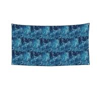 Sea Seen From The Top Stampa Halloween Natale Banner Decor Outdoor Indoor Hanging Party Sign a prova di sbiadimento per uso ripetuto