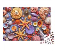 Sea Shells Collection 1000 Pezzi Cartone Extra Spesso Set Di Puzzle Coppia Partner Allenamento Di Concentrazione Idea Regalo 70x50cm/1000pcs