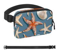 Sea Star Marine, marsupio senza cuciture per donne e uomini, borsa a tracolla con tasche con cerniera, marsupio impermeabile con cinturino regolabile per allenamento, corsa, viaggi, escursionismo,