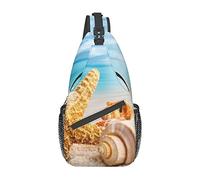 Sea Starfish Hd Borsa a tracolla per pesce carpa rossa giapponese, zaino a tracolla zaino a tracolla causale zaino a tracolla per donna uomo escursionismo viaggio