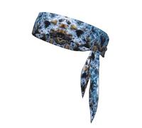 Sea Stones - Bandane sportive con stampa di pietre marine, eleganti e confortevoli, per corsa, yoga, ciclismo