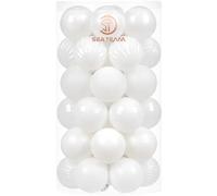 Sea Team 41ct infrangibile Ornamento Natalizio per Decorare l’Albero Natale, col Filo da Appendere Senza Glitter Paillettes, è Decorazione Ideale per la Festa,Cerimonia e Party.（40mm）