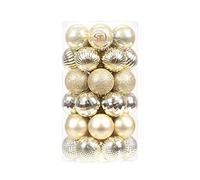 Sea Team 41ct infrangibile Ornamento Natalizio per Decorare l’Albero Natale, col Filo da Appendere Senza Glitter Paillettes, è Decorazione Ideale per la Festa,Cerimonia e Party.（40mm）