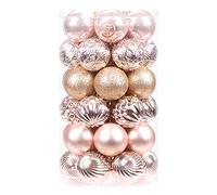 Sea Team 41ct infrangibile Ornamento Natalizio per Decorare l’Albero Natale, col Filo da Appendere Senza Glitter Paillettes, è Decorazione Ideale per la Festa,Cerimonia e Party.（60mm）