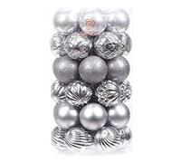 Sea Team 41ct infrangibile Ornamento Natalizio per Decorare l’Albero Natale, col Filo da Appendere Senza Glitter Paillettes, è Decorazione Ideale per la Festa,Cerimonia e Party.（60mm）