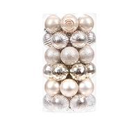 Sea Team 41ct infrangibile Ornamento Natalizio per Decorare l’Albero Natale, col Filo da Appendere Senza Glitter Paillettes, è Decorazione Ideale per la Festa,Cerimonia e Party.（40mm）