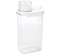Sea Team | Contenitore per cibo da 2,3 l per cane/gatto/roditore - Contenitore grande trasparente con clip coperchio - ermetico e a prova di insetti - Materiale PP/PET - ideale per famiglie multiple