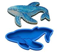 Sea Theme Stepping Stone Mold 30cm 3D Printing Reusable Concrete Mould | Create Seashell And Starfish Patterned Pavers For Patios And Pathways. Easy Release With Non-stick Silicone.