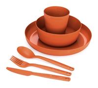 Sea to Summit - Camp Dinnerware Set with Mesh Sack - Set stoviglie 6 Pieces rosso