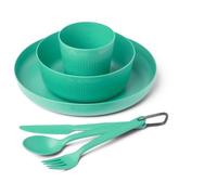 Sea to Summit - Camp Dinnerware Set with Mesh Sack - Set stoviglie 6 Pieces turchese