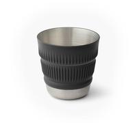 SEA TO SUMMIT Detour Stainless Steel Collapsible Mug - Unisex - Grigio / Nero - Taglia unica- modello 2024