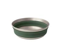 Sea To Summit - Ciotola pieghevole Detour Stainless Steel Collapsible Bowl M - Detour Stainless Steel Collapsible Bowl M Green in Silicone - Verde Verde