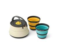 Set di stoviglie Sea to Summit Frontier UL Collapsible Kettle Cook Set 2P 3 Piece Colore: beige