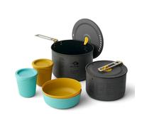 Set di stoviglie Sea to Summit Frontier UL Two Pot Cook Set 2P 6 Piece Colore: grigio/blu