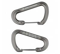Sea to Summit Moschettoni Accessory Carabiner Large Set 2 pezzi Grigio
