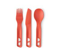 Sea to Summit - Passage Cutlery Set (3 Piece) - Set posate rosso