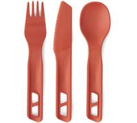 Sea to Summit - Passage Cutlery Set (3 Piece) - Set posate rosso