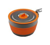 Sea To Summit - Pentola pieghevole - Frontier Ultralight Collapsible Pot 1L in Silicone - Arancione