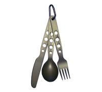 Sea To Summit Aluminium Alphaset Cutlery Set 3 Pieces Nero