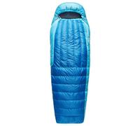 Sea to Summit - Trek -1°C Down Sleeping Bag - Sacco a pelo in piuma Regular - max Body Length 185 cm Zip: Left blu
