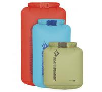 Sea to Summit Ultra-Sil 3 Pack Set 3, 5, 8L - sacca stagna Red/Blue/Green unisex Bluesign,Pfc-Free,Dwr,Cordura