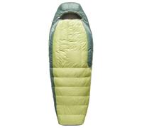 Sea to Summit - Women's Ascent Women's -1°C - Sacco a pelo in piuma Long (bis 185 cm Größe) Zip: Right verde