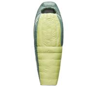 Sea to Summit - Women's Ascent Women's -9°C - Sacco a pelo in piuma Long (bis 185 cm Größe) Zip: Right verde