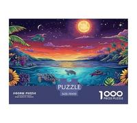 Sea Turtle 1000 Pieces Jigsaw Puzzles For Adults Family Challenge Toys Stress Relieving Entertainment Cultivate The Spirit of Teamwork for Men, Women, Elders, Seniors 70x50cm/1000pcs