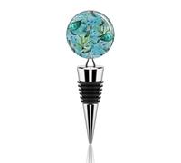 Sea Turtle-Blue Vino Saver Pompa Sottovuoto Bottiglia di Champagne Stopper Multicolor A Prova di Perdite E Riutilizzabile, Mantiene la Freschezza delle Bevande