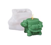 Sea Turtle Candle Molds, 3D Silicone Turtles Resin Molds, 2,95 x 3,9 x 2,76 pollici Turtle Aromatherapy, Soap Making Mould for Crafts, Gypsum Mold Candles