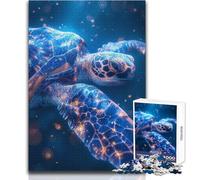 Sea Turtle Cosmic Odyssey 1000 pezzi puzzle per adulti regali gioco educativo di abilità mentale memorabile selezione regalo premuroso dimensioni 38x26cm