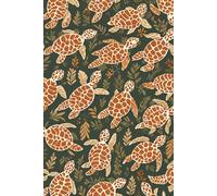 Sea Turtle Garden: College Ruled Journal with a Soft Botanical Ocean Design for Writing & Reflection