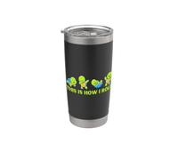 Sea Turtle Graphic Lover This Is How I Roll Turtles Bicchiere termico in acciaio inox doppia parete