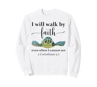 Sea Turtle I Will Walk By Faith Not Sight When I Cannot See Felpa