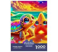 Sea Turtle, Puzzle Da 1000 Pezzi, Esperienza Immersiva Che Rafforza Osservazione, Problem Solving E Pazienza, Ideale Per Momenti Tranquilli E Riflessione Personale, Adatto A Partire Dai 12 Anni, 70x