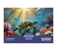 Sea Turtle Puzzle Giochi 1000 Pezzi Regalo Per Lui E Per Lei Arte Interesting Puzzle Adulti Idea Regalo Per 70x50cm/1000pcs