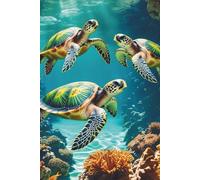 Sea Turtles Notebook: 120 Lined Pages Turtle Lover Journal